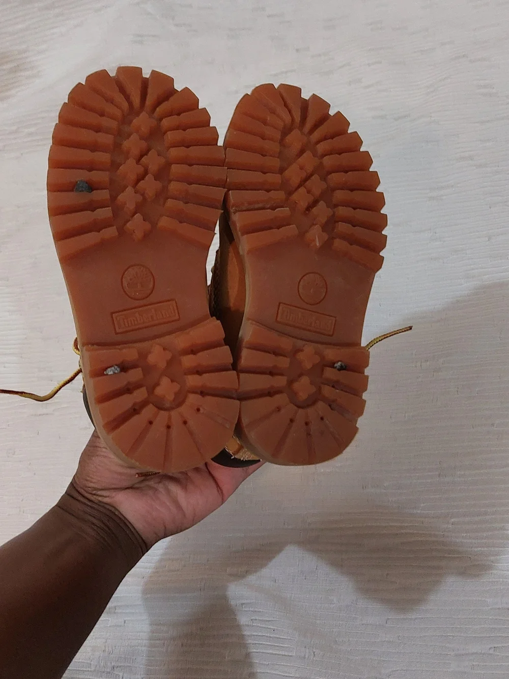 Timberland Kids Wheat Lace-Up Work Boots Size 9